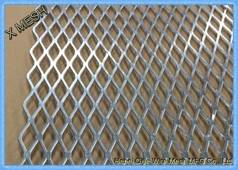 Flattened Expanded Metal Stainless Steel Mesh Diamond Pattern Fit