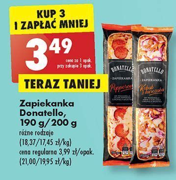 Promocja Zapiekanka Pepperoni Donatello W Biedronka