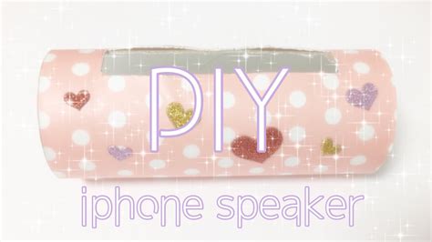 ♡diy Iphone Speaker♡ Youtube