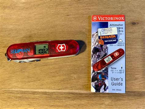 Victorinox Sackmesser Mit Altimeter Inkl Batterie Kaufen Auf Ricardo