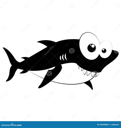 Shark stock vector. Illustration of clip, background - 32840860