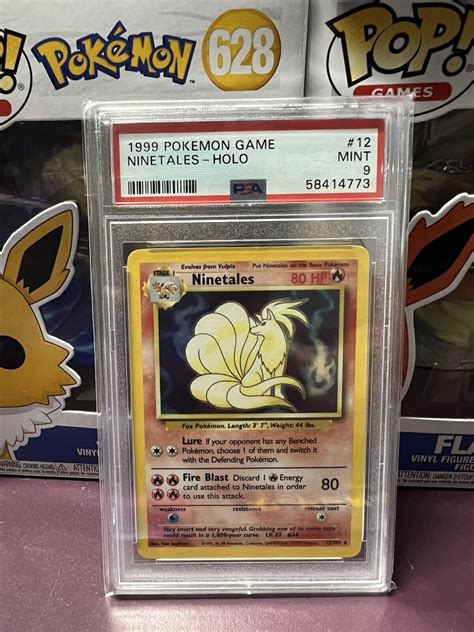 PSA 9 Pokemon TCG Base Set Unlimited Ninetales Holo Values MAVIN