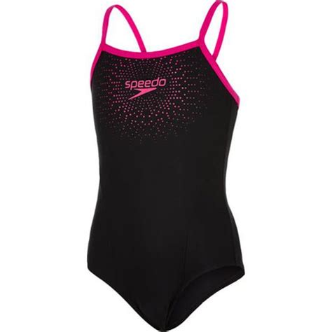 Speedo Kinder Badeanzug Gala Logo Tsrp Msbk Blk Pin