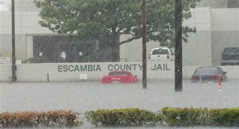 Escambia Jail Floods Left With No Power