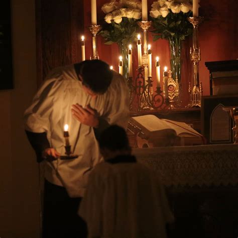 Rorate Mass In Honor Of Our Lady Regina Caeli Parish Houston