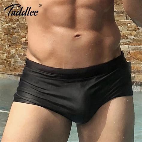 Taddlee Brand Men Swimwear Swim Boxers Board Shorts Surfing Swimsuits