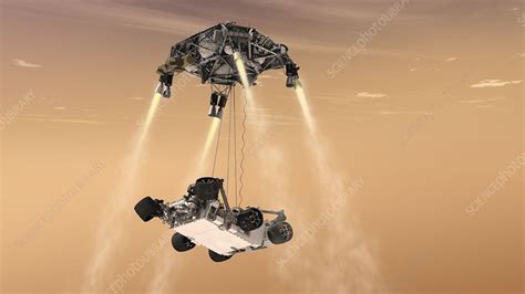 Mars Science Laboratory mission, artwork - Stock Image - C011/1852 ...