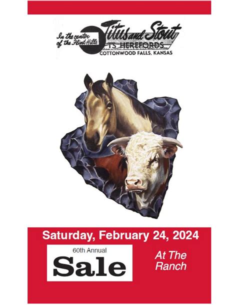 Ts Herefords 60th Annual Sale By American Hereford Association And