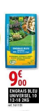 Promo Engrais Bleu Universel Kg Chez Gamm Vert Icatalogue Fr