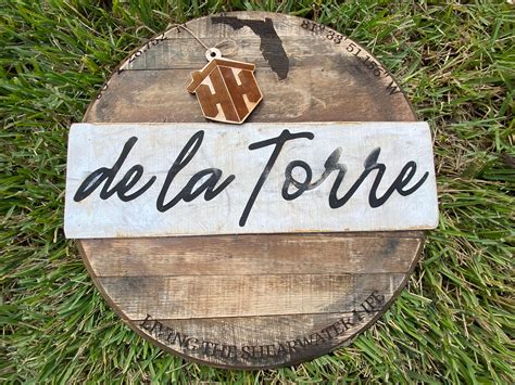 Custom Whiskey Barrel Signs Etsy