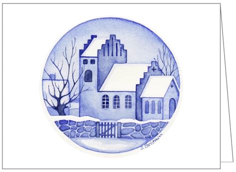 Danish Church Note Cards – Sharon Christensen Fine Art