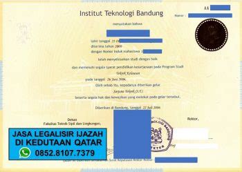 CARA LEGALISIR IJAZAH DI KEDUTAAN QATAR