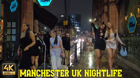 MANCHESTER UK NIGHTLIFE Walking Tour 4K UHD 60fps YouTube