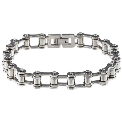 Shop Men S Titanium Chain Link Bracelet On Sale Free Shipping Today