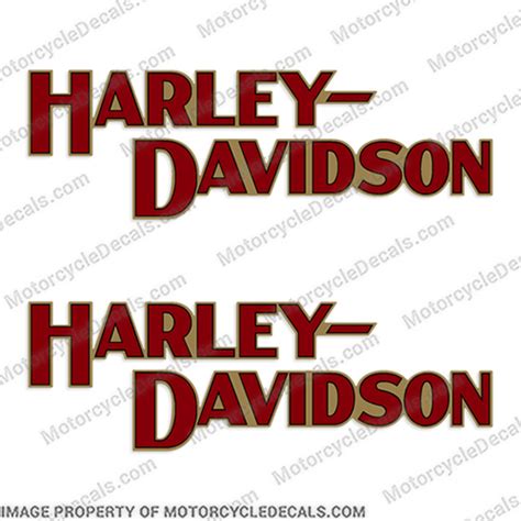 Harley Davidson Fuel Tank Motorcycle Decals Set Of Style