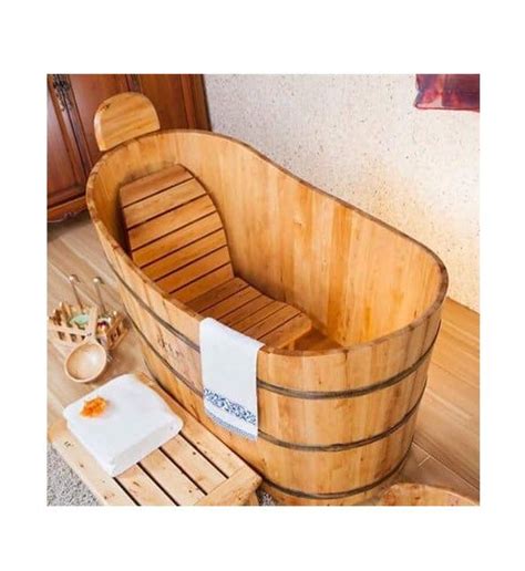 Hot Sale Wooden Barrel Bath Tub Bamboo Bath Tub For Massage High