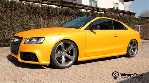 Audi A5 Heatwave Matt Wrap Wrapstyle