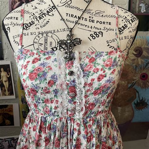 Repop Rare Chu Xxx Flower Mini Dress From Japan Depop