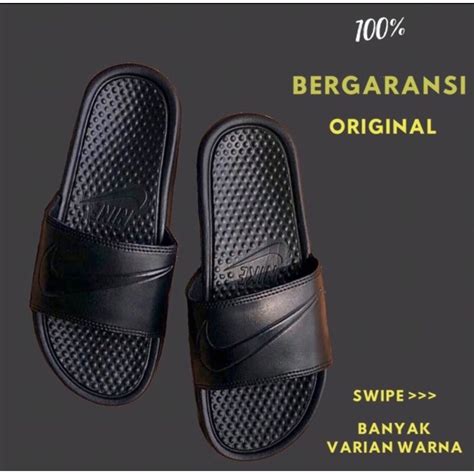 Jual Sandal Slop Pria Nike Benassi Original Sendal Slide Karet Dewasa