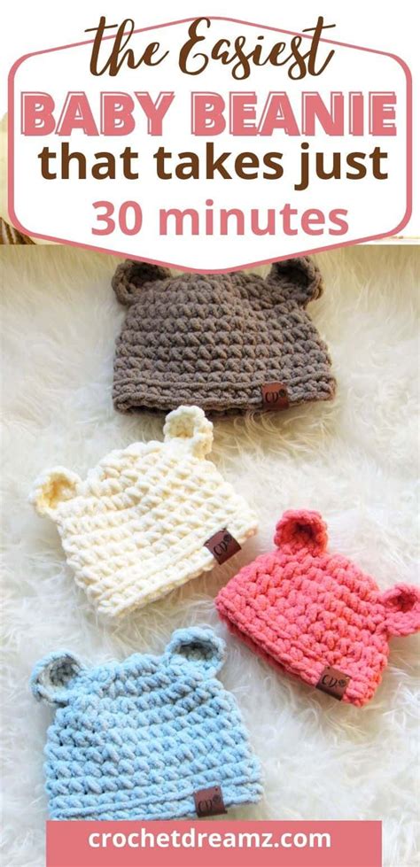 Cutest Crochet Baby Hat In Just Minutes Artofit