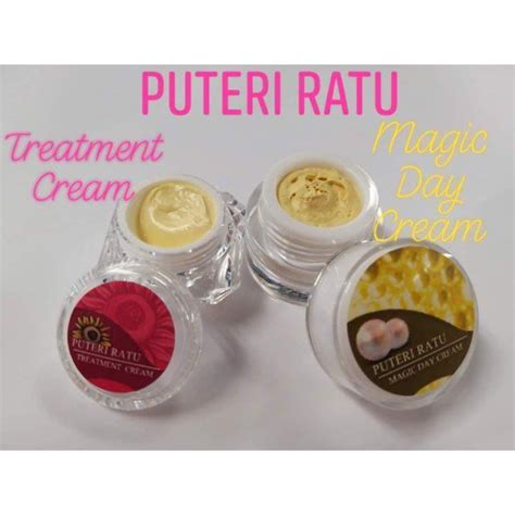 Treatment Cream By Puteri Ratu And Magic Day Cream By Puteri Ratu Lazada