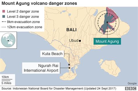 Bali Mount Agung Volcano Information Updates