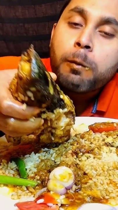 Spicy Big Fish Curry With Rice Eating Mukbang Video Asmr Eating