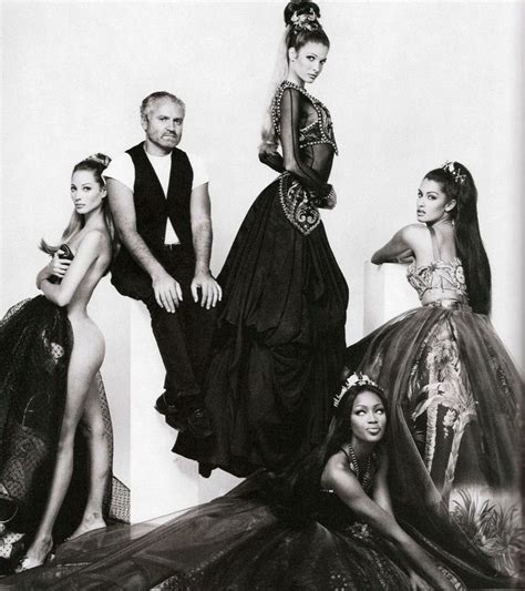 Gianni Versace With Christy Stephanie Naomi Yasmeen By Patrick