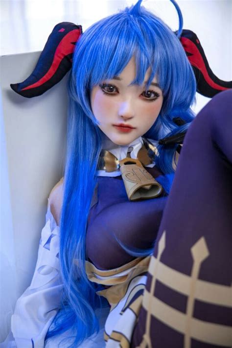 Ganyu Genshin 动漫性玩偶 PVC 头 NakeDoll