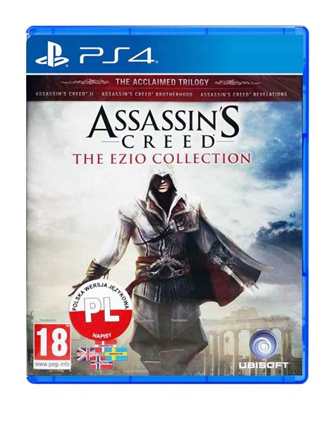 ASSASSIN S CREED THE EZIO COLLECTION PS4 PŁYTA PL Stan nowy 68 88 zł