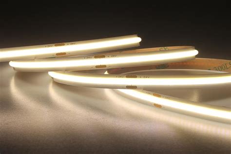 LED Strip COB 2700K 24V 10W CRI80 IP65 528LED M 5m