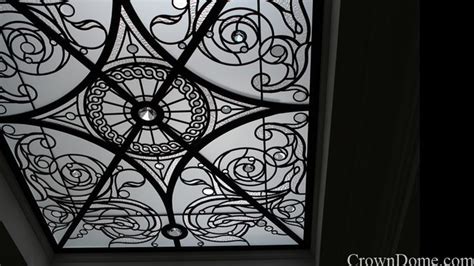 Decorative Glass Flat Skylight Germana In A Bathroom Of A Private