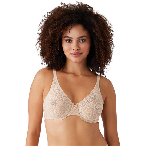 Wacoal Halo Lace Underwire Bra 851205 Naturally Nude Zappos Free