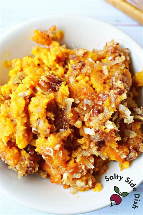 Sweet Potato Crunch Casserole That Will Make You Drool Salty Side Dish