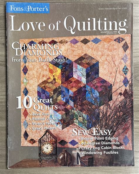 Fons Porters Love Of Quilting Magazine 10 Great Quilts Craft Sew Easy