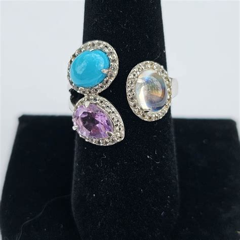 Colleen Lopez Jewelry Vintage Colleen Lopez Genuine Gemstones Ring