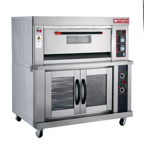 Commercial Gas Oven Cake Baking Oven Machine Gas Deck Oven With Proofer