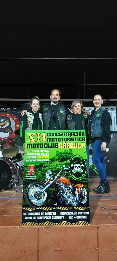 El Motoclub Cárbula de Almodóvar del Río presentó el cartel de la XII