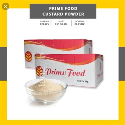 Jual Custard Powder Merk Primsfood Kemasan Repack Gr Shopee Indonesia