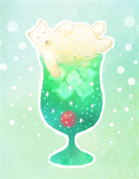 いらすと クリーム ソーダ イラスト おしゃれ 318222