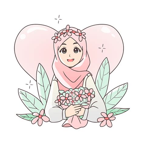 Download Girl, Muslim, Cartoon. Royalty-Free Stock Illustration Image ...