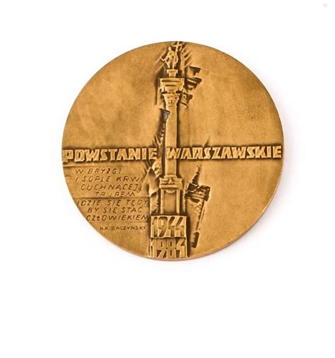 Medal Powstanie Warszawskie Dom Aukcyjny Ostoya