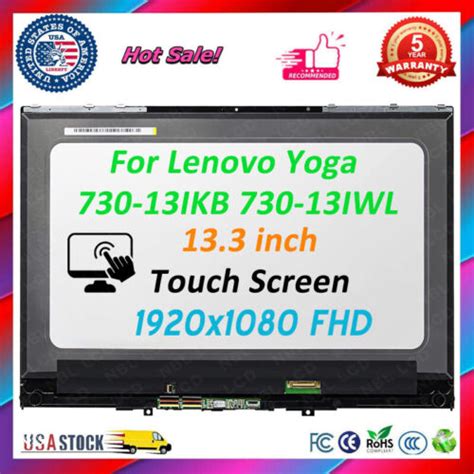 For Lenovo Yoga 730 13IKB 81CT Lcd Touch Screen 13 3 FHD 30 Pin