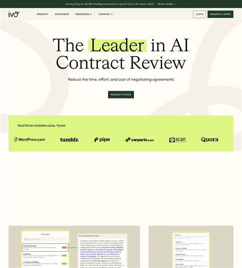 saaspo ivo landing page