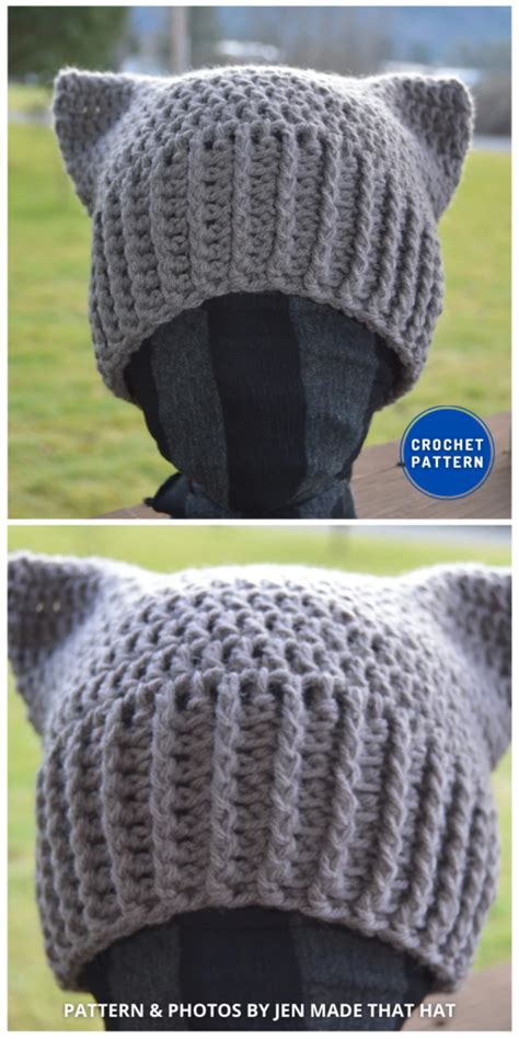 Crochet Cat Beanie Patterns Ideas You Ll Love The Yarn Crew