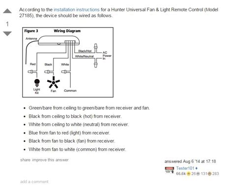 Electrical Ceiling Fan Wiring With Remote Control Wall Switches