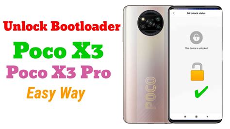 How To Unlock Bootloader Of Poco X Pro And X Youtube