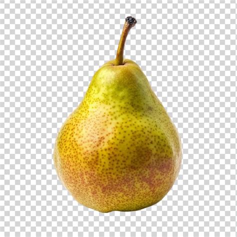 Premium Psd Ripe Pear Isolated On Transparent Background