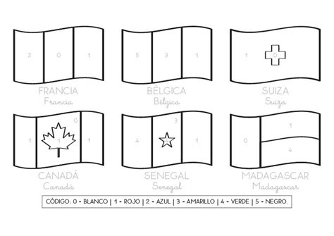 Banderas Para Colorear Del Mundo P Ginas Colorear