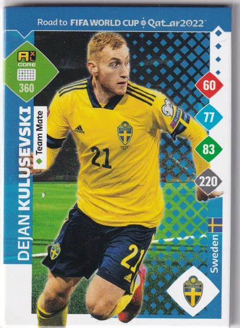 PANINI ROAD TO Qatar World Cup Card 2022 Team Mate No 360 Dejan